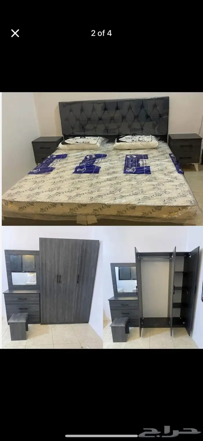 New brand wood bed sets available cash on delivery 7