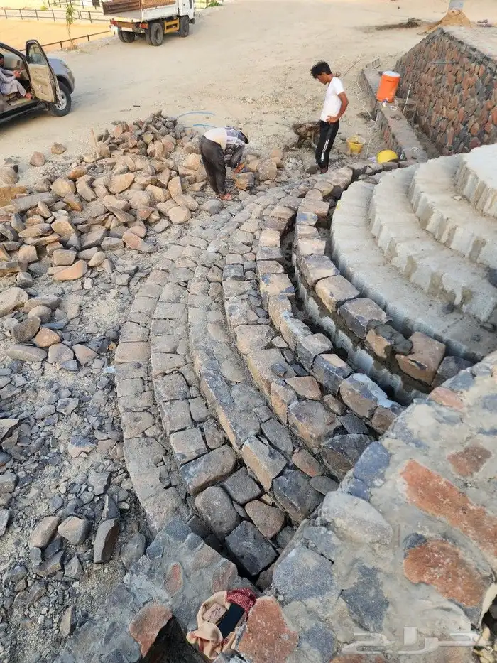 معلم حجر رباريب مماشي قوايم تلابيس جدران 7