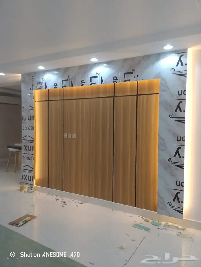 معلم بويات فني ديكورات تركيب بديل شيبورد تركيب بديل خشب 12