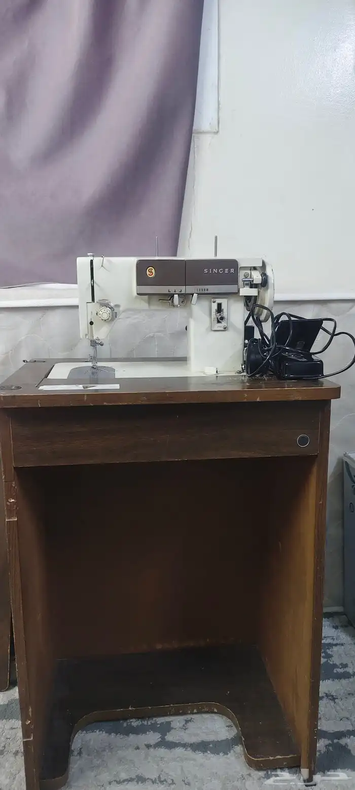 مكينة خياطة سنجر اصلية قديمة صناعة أمريكي 0
