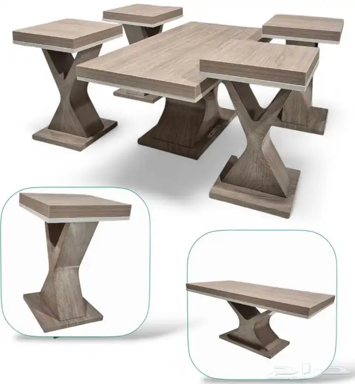 طاولات خدمه خشب مستورده 32