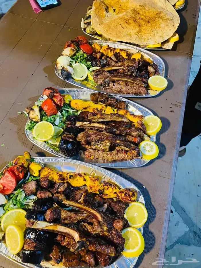 معلم مشويات خارجية شيف مشاوي شواء مقلقل حميس دوار السعادة 7