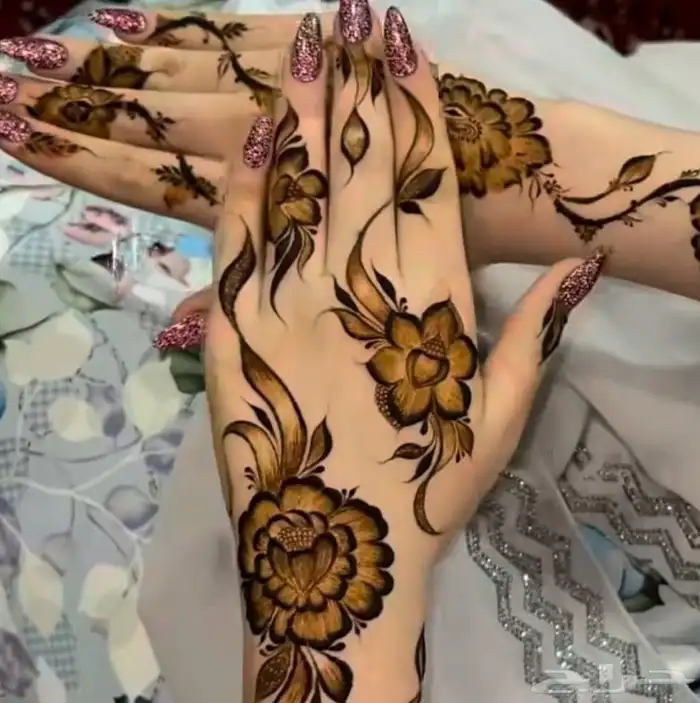 نقاشه  الرياض نقش حناء الرياض 3