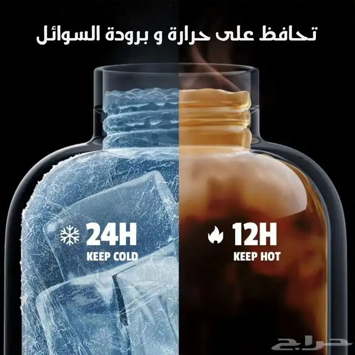 زجاجة موية بحامل جوال مغناطيسي  ترت ب مشوارك وتخل ي جوالك ثا 7
