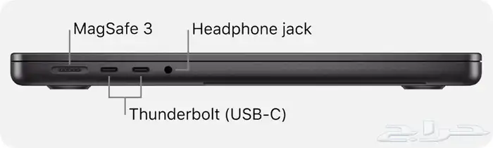 جهاز Macbook pro m4 14 inch اسود فضائي 16 رام و512 2