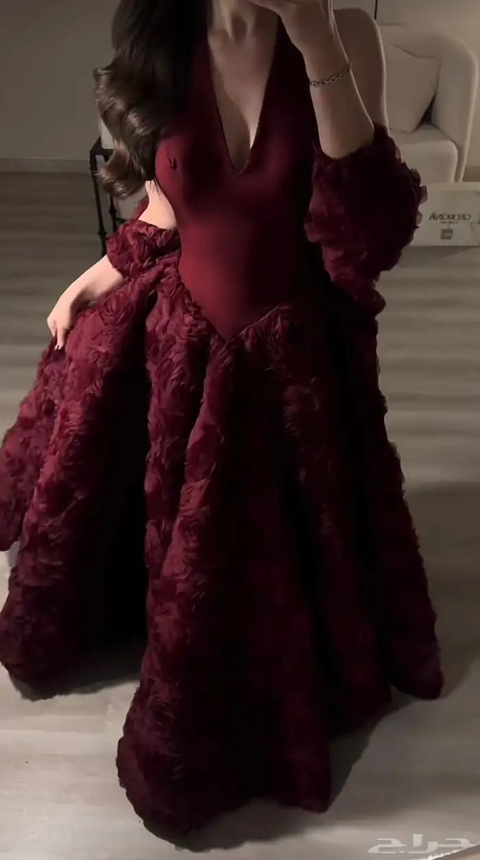 فستان سهره احمر 1