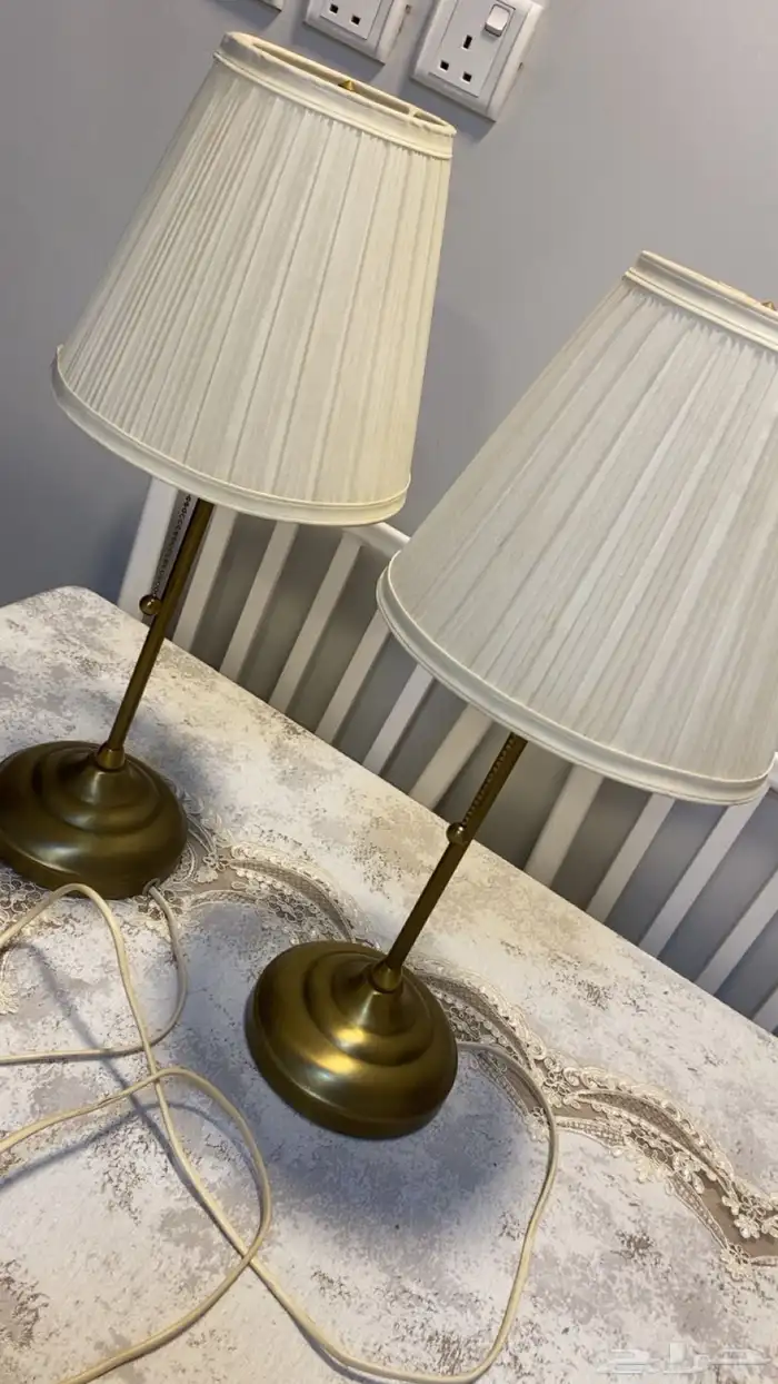 ابجورات ايكيا اضاءة عدد 2 نظيفه جدا جدا 1