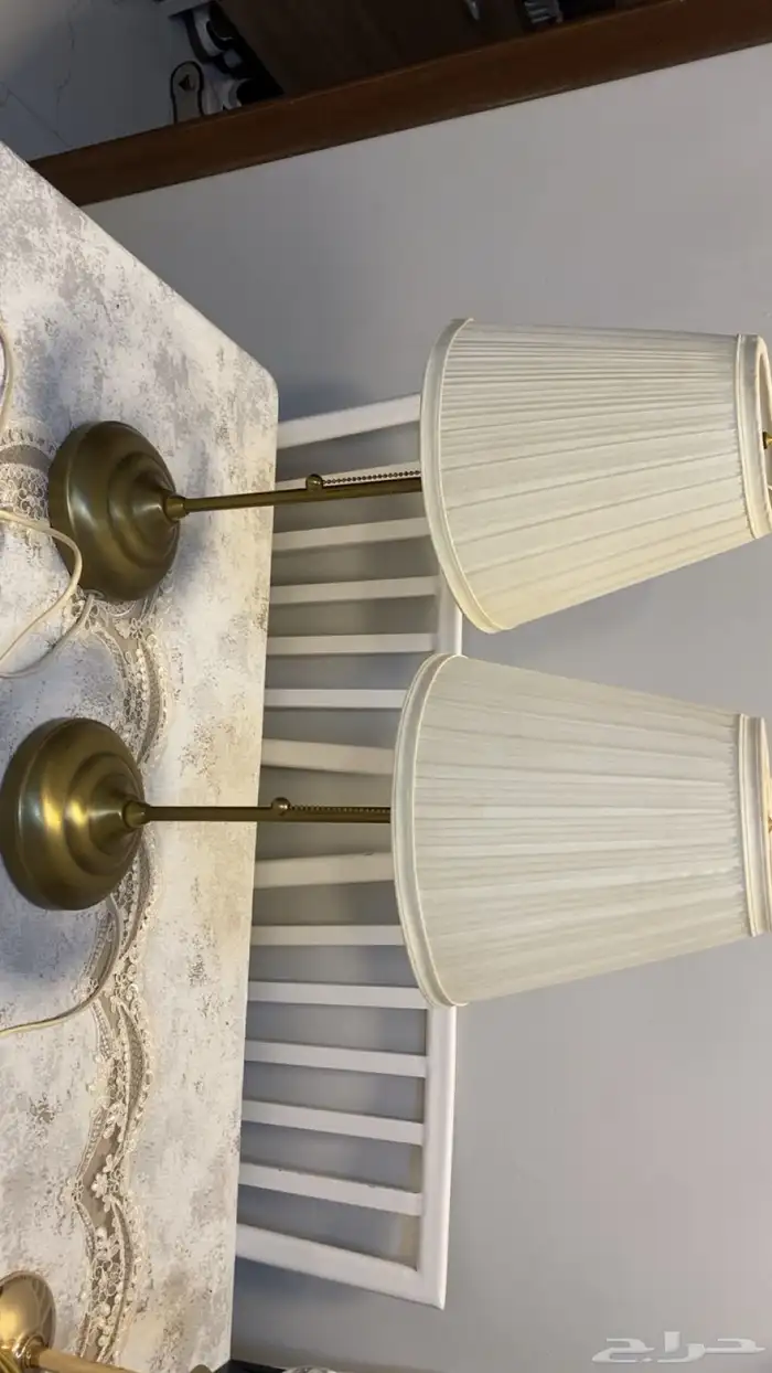 ابجورات ايكيا اضاءة عدد 2 نظيفه جدا جدا 0