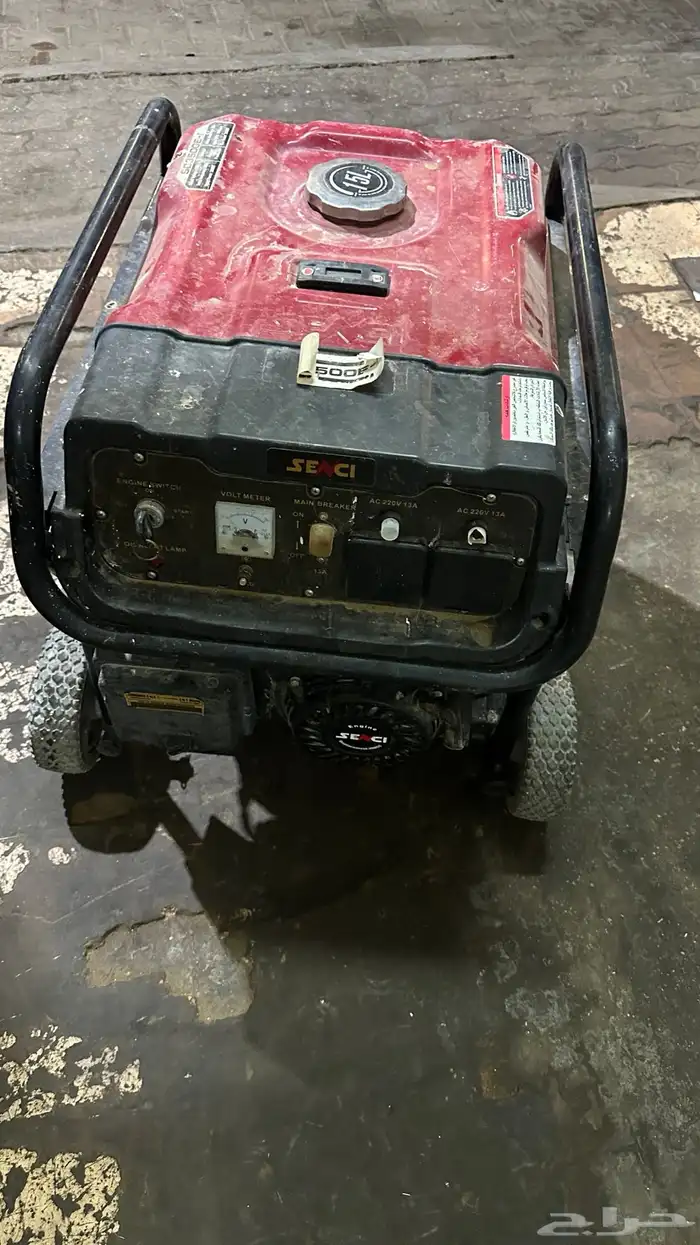 للبيع ماطور كهرب ع بنزين قوة 3500 نضيف وخو الجديد 1