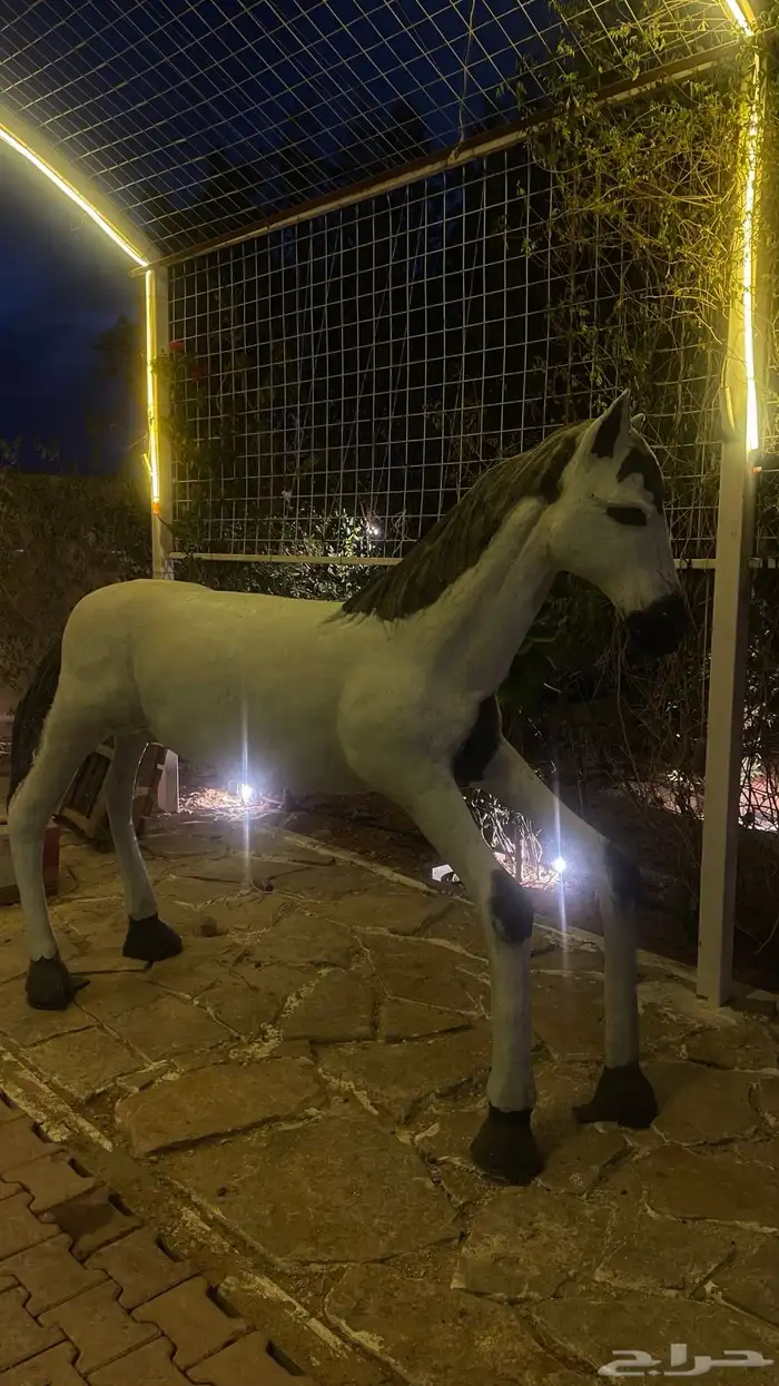 مجسم حصان فيبر 3