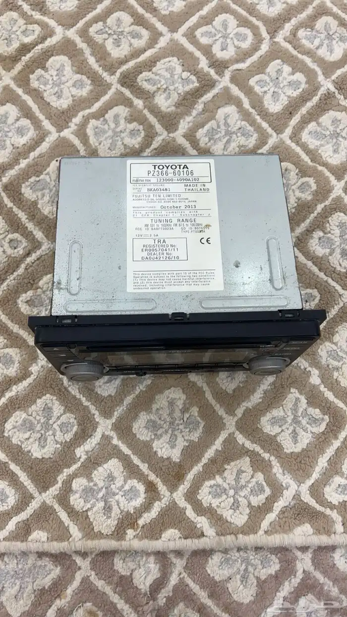 مسجل تيوتا فرارين اصلي وكالة يركب على الاند كلوزر 3