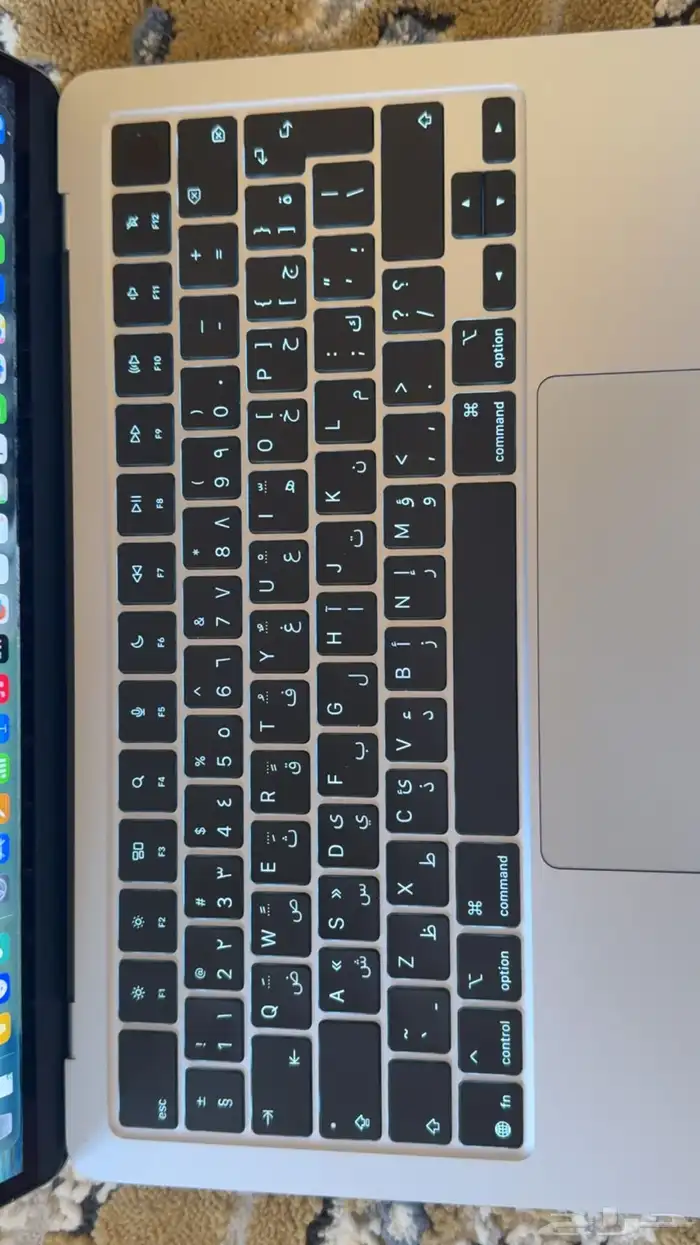 ماك بوك اير لون ازرق 16 قيقا 256 جديد دورة الشحن مره واحده 6