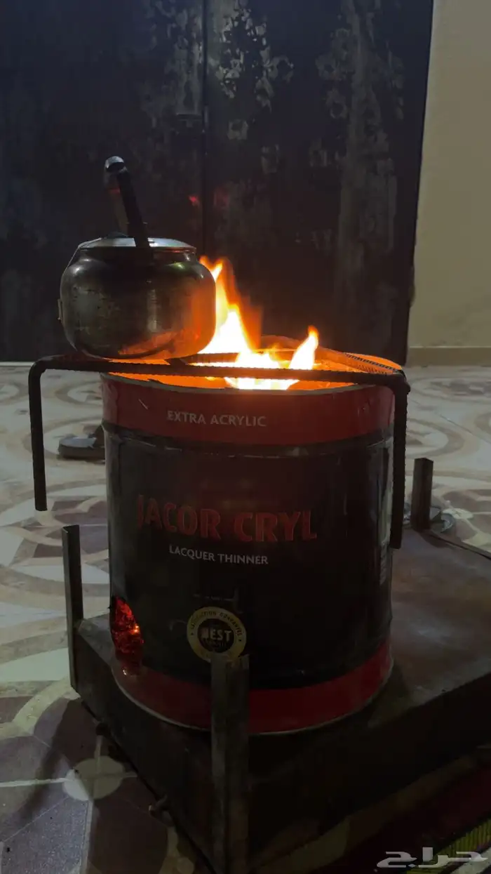 برميل الوسط جق البويه تم تضبيطه من سطل بويه يلين نار 0