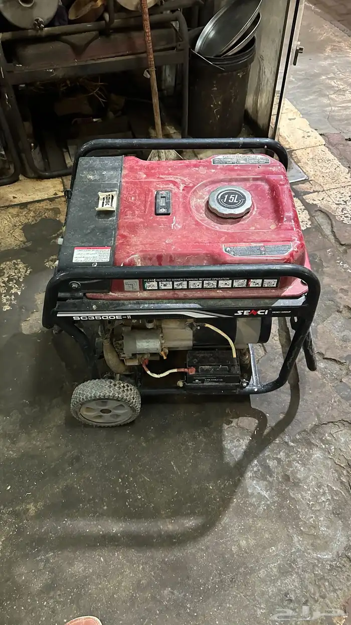 للبيع ماطور كهرب ع بنزين قوة 3500 نضيف وخو الجديد 2