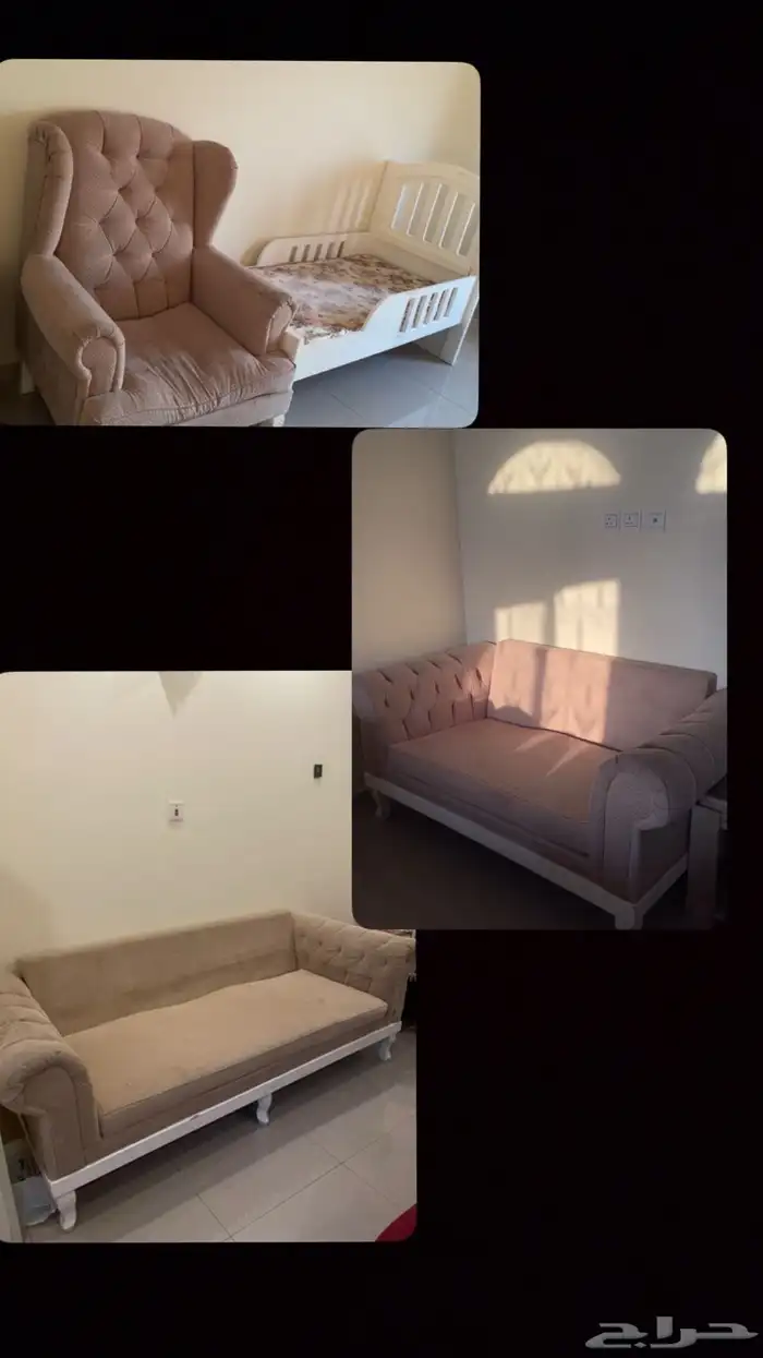 كنب للبيع بحاله جيده ولا توجد به كسور 0