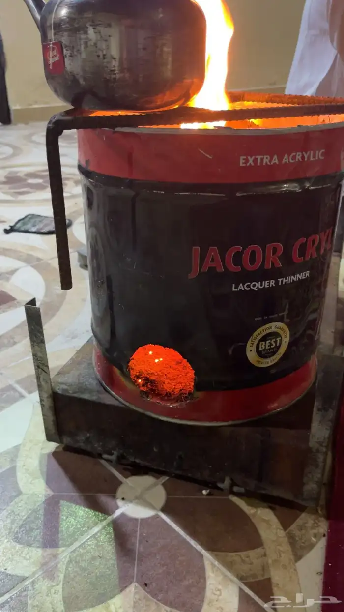 برميل الوسط جق البويه تم تضبيطه من سطل بويه يلين نار 2