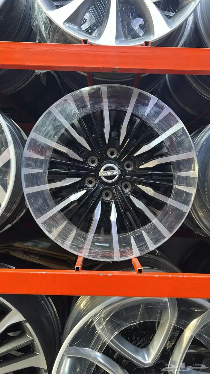 جنوط نيسان بلاتنيوم مستعمل اصلي وكاله مديل 2023 مقاس 20 3