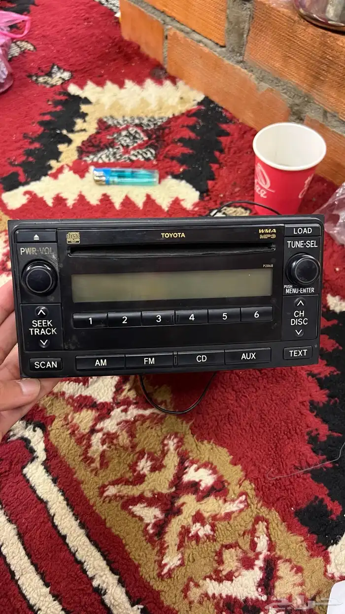 مسجل تايوتا مستعمل يركب على اغلب سيرات تيوتا 0