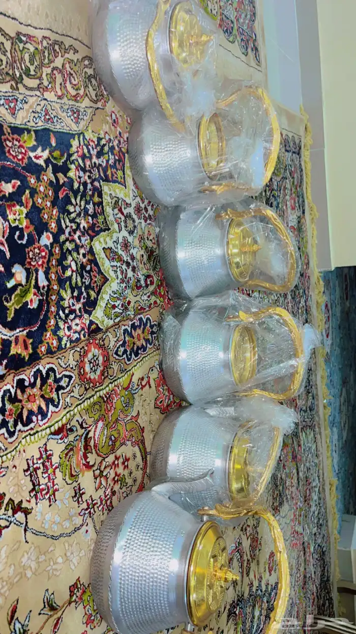 زينة مشب كامله دلال وبراريد وسكريات ومباخر 5