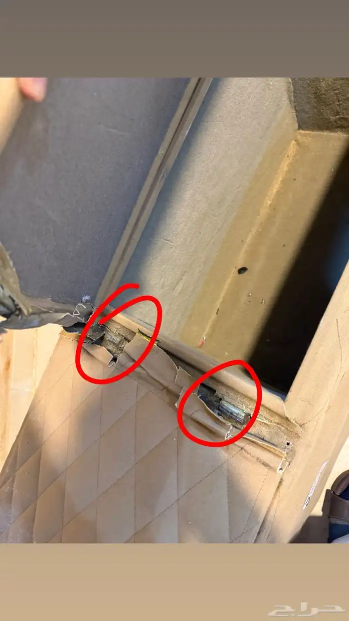 صندوق حديد عليه تلبيس تفصيل قرناس الشمال 10