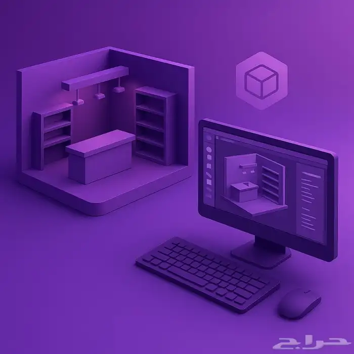 تصاميم 3D للمحلات 0