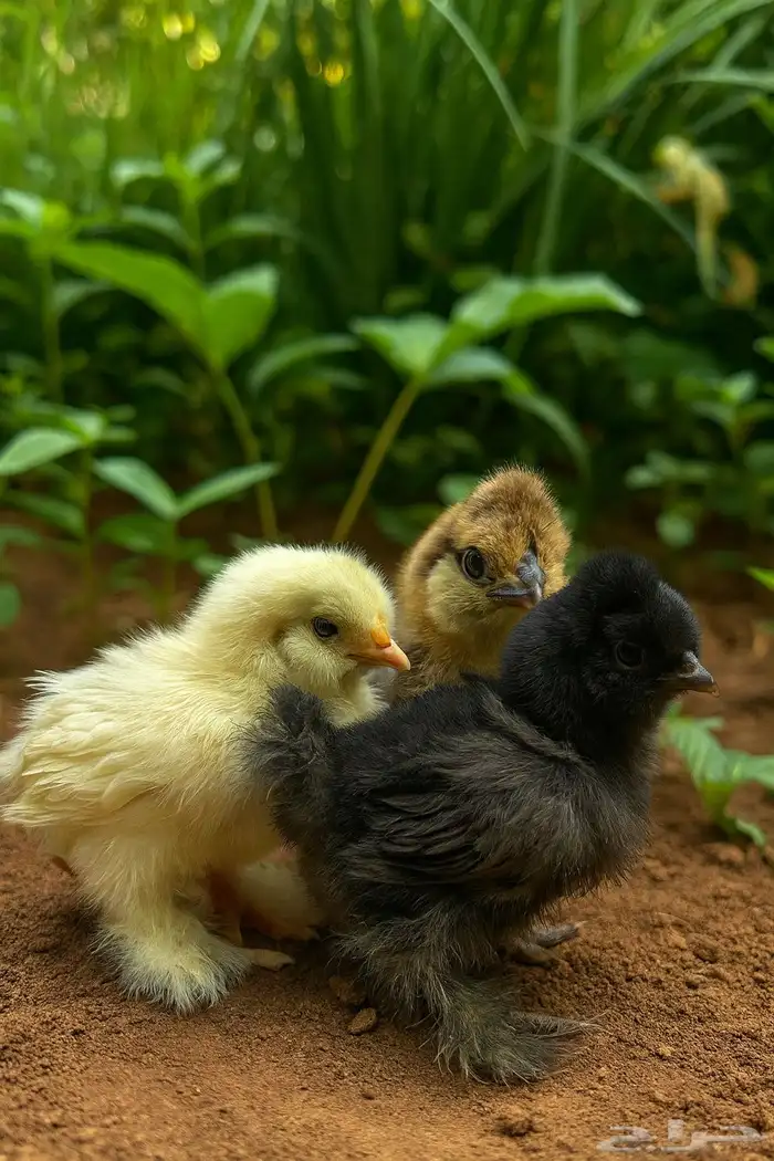 مشكل صيصان قطني ( اسود - ابيض - زعفراني ) نوادر الزينه 0