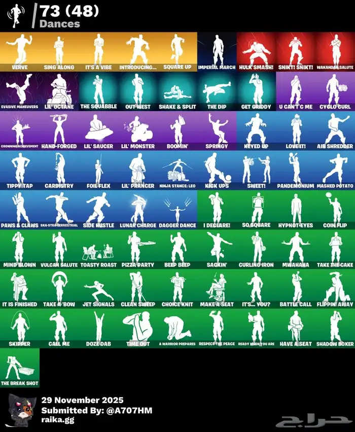 حساب فورت نايت 80 سكن 1