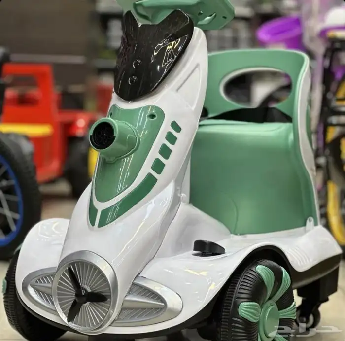 اسكوتر الهبه الحجم الكبير فقاعات وموسيقي ورموت كنترول 0