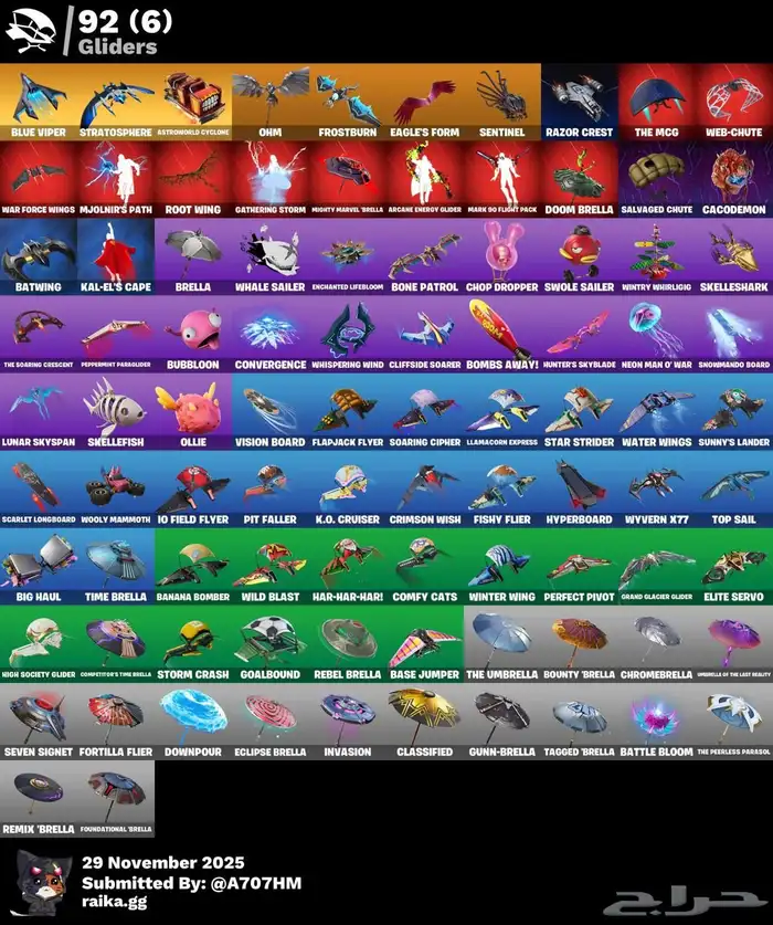 حساب فورت نايت 80 سكن 4