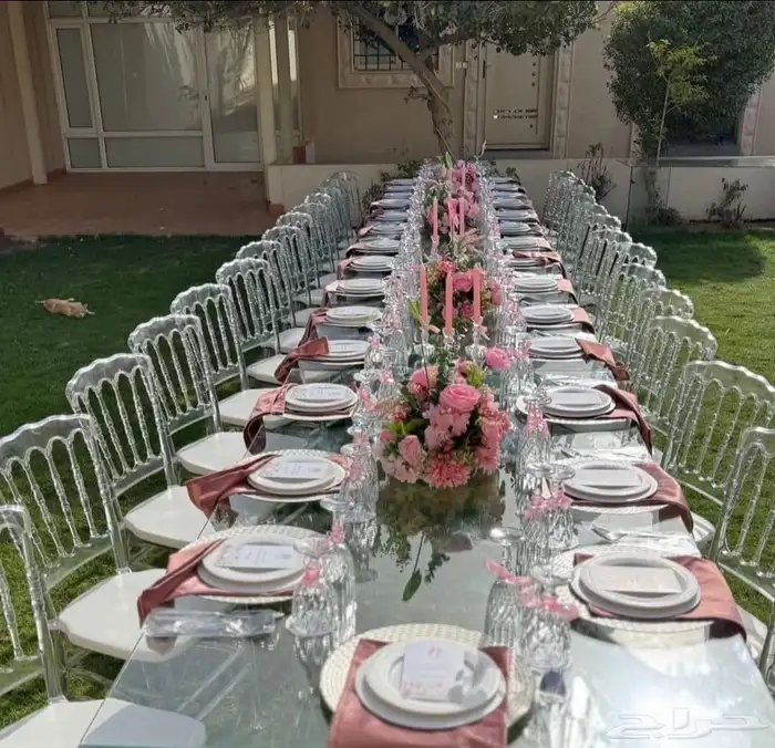 محل حفلات تأجير كراسي طاولات الرياض 1