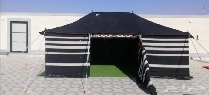 خيمة وبيوت الشعراء جميع بيوت الشعر على الحديد وطناب على البل 6