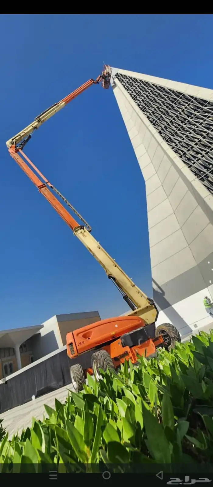 للايجار جميع مقاسات المان لفت والسيزر لفت كهرباء وديزل 7