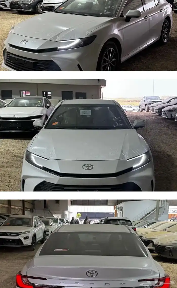 تويوتا كامري بنزين E موديل 2025 عروض شركة العودة كاش وأقساط 0