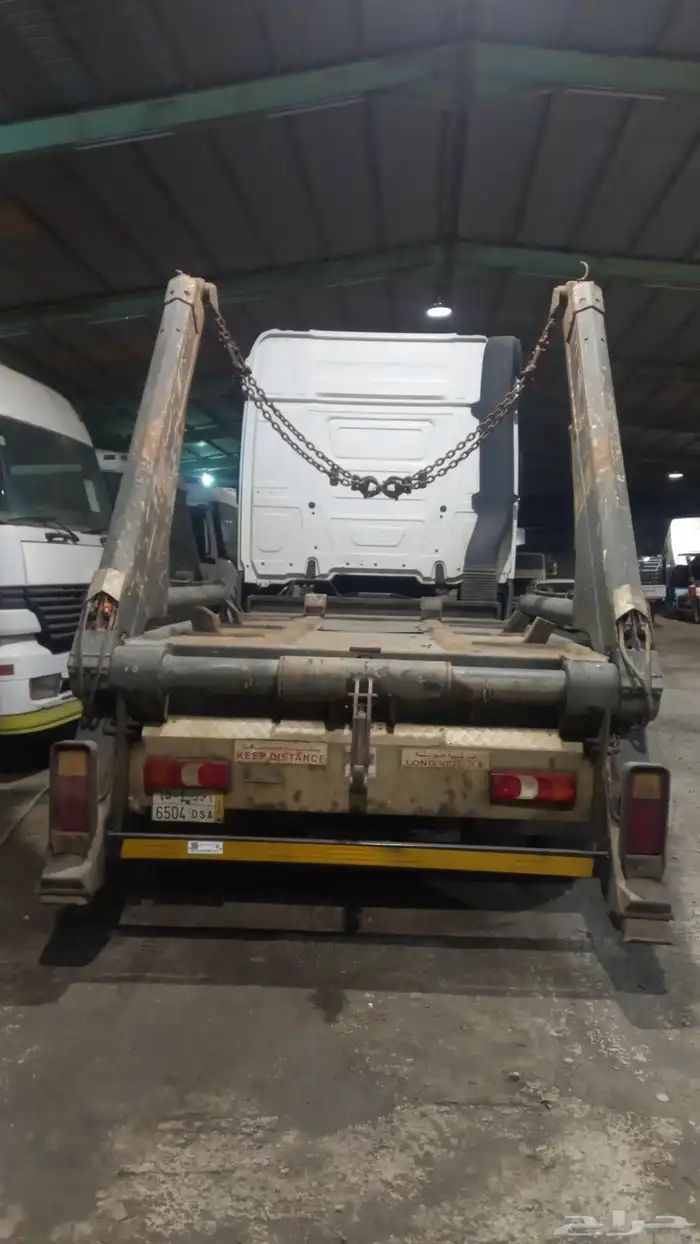 مرسيدس رأس أكتروس MB4 أم بي فور 2015 عليه رافعة حاويات 6