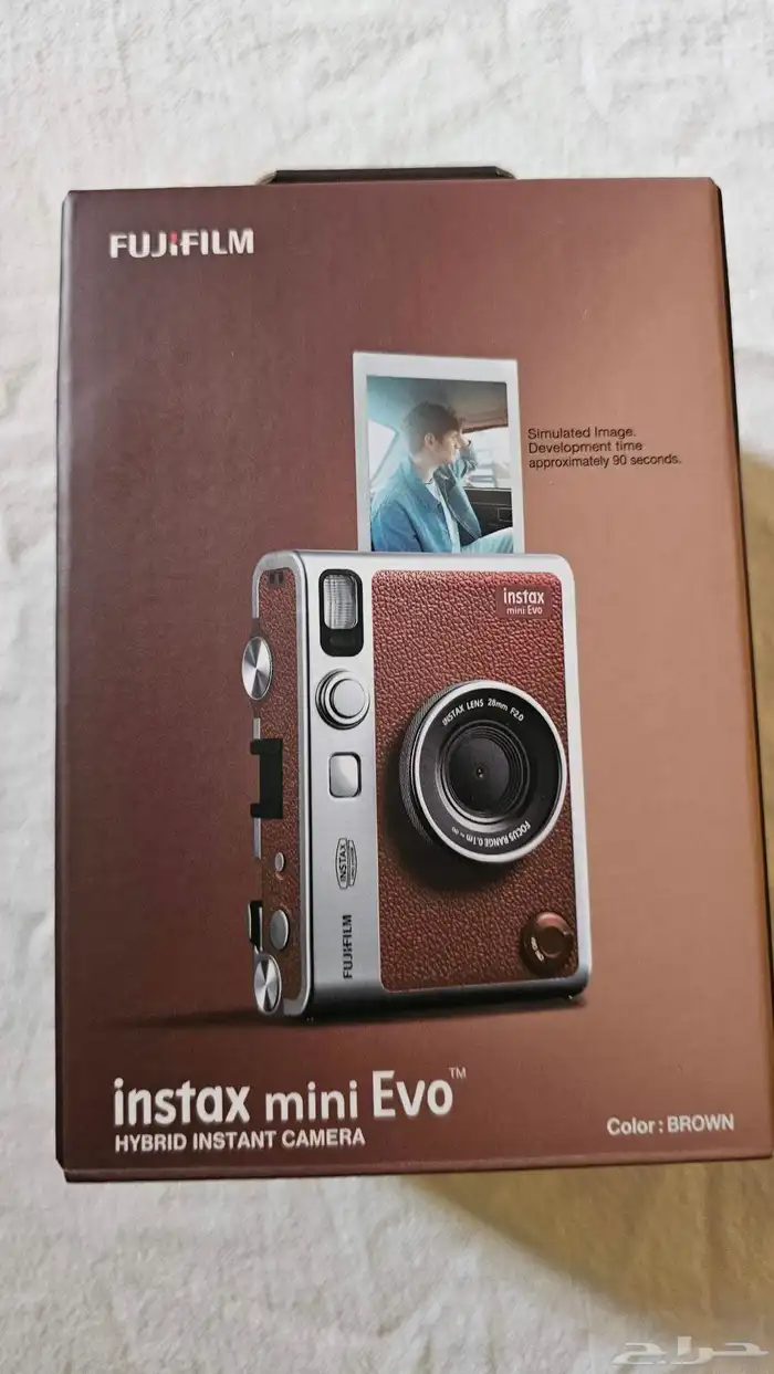 كاميرا انستاكس ميني ايفو من فوجي فيلم بلون بني 0