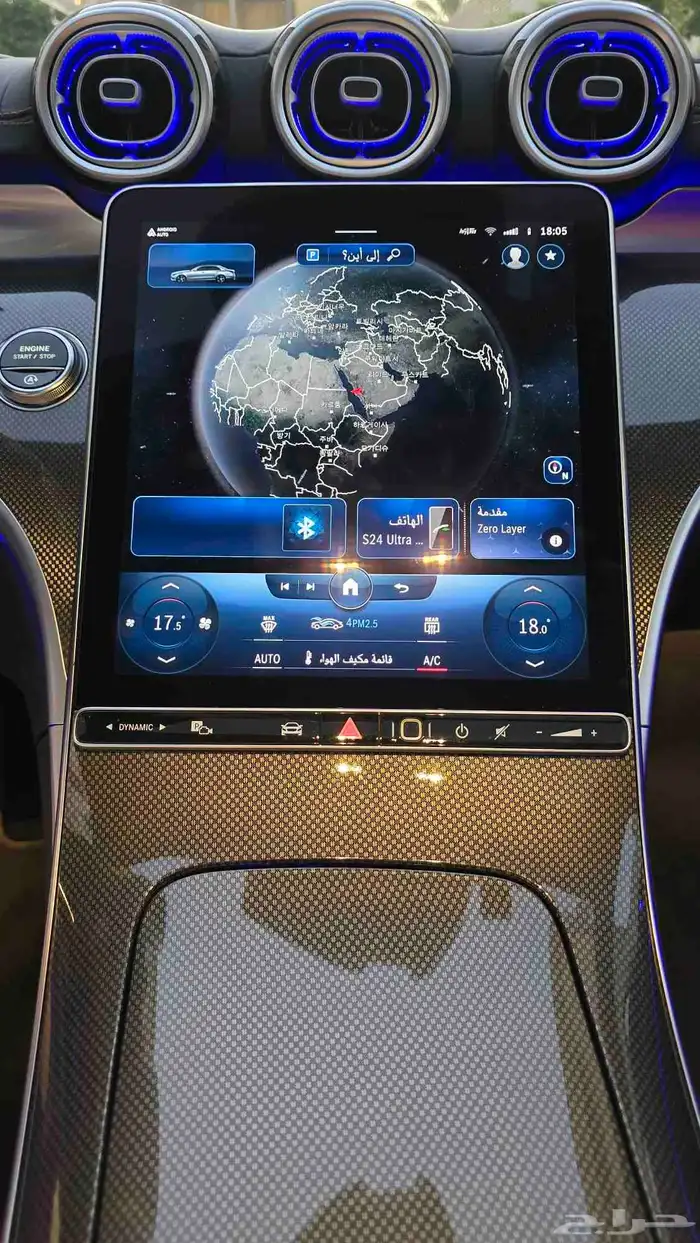 مرسيدس C300 موديل 2023 العداد 6 آلاف كيلو شبه جديد 26