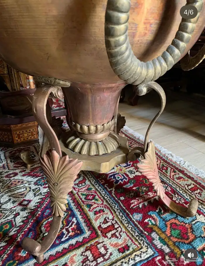 مبخر نحاس أحمر انتيك قديم نوادر تراثيات اثري نقش إسلامي 2