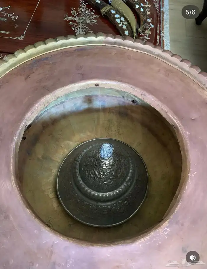 مبخر نحاس أحمر انتيك قديم نوادر تراثيات اثري نقش إسلامي 3