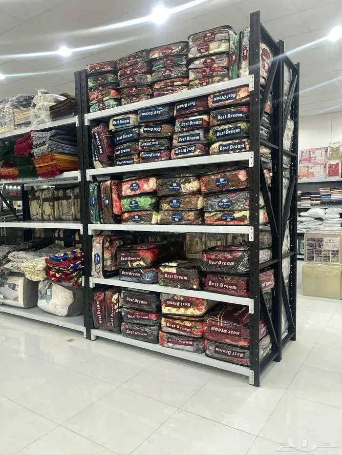 رفوف تخزين ارتفاع 3 متر ( بزة ) أرفف تحمل 300 ك ب 400 ريال 4