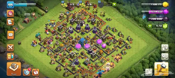 حساب كلاش اوف كلانس 12 0