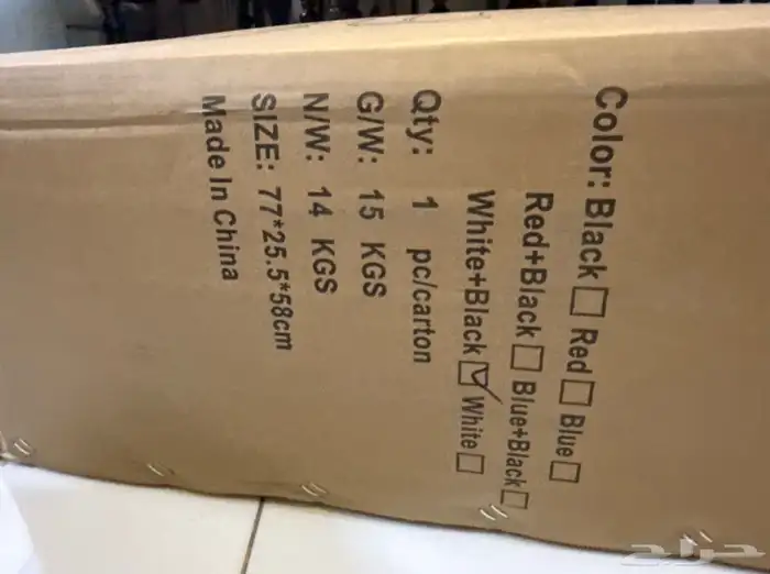 كرسي قيمينق شركة Teso جديد ولم يفتح كرتونه 6