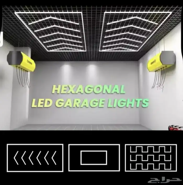 إضاءة الخلية للمكاتب والمعارض ومعارض السيارات والمحال التجار 1