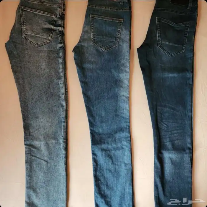 3 بنطلون جينز رجالي أصغر مقاس نظيف جدا 1