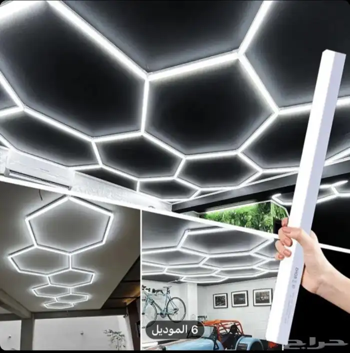 إضاءة الخلية للمكاتب والمعارض ومعارض السيارات والمحال التجار 2