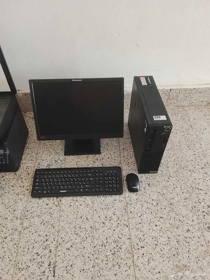 كمبيوتر مكتبي مع طابعة وتصوير 4