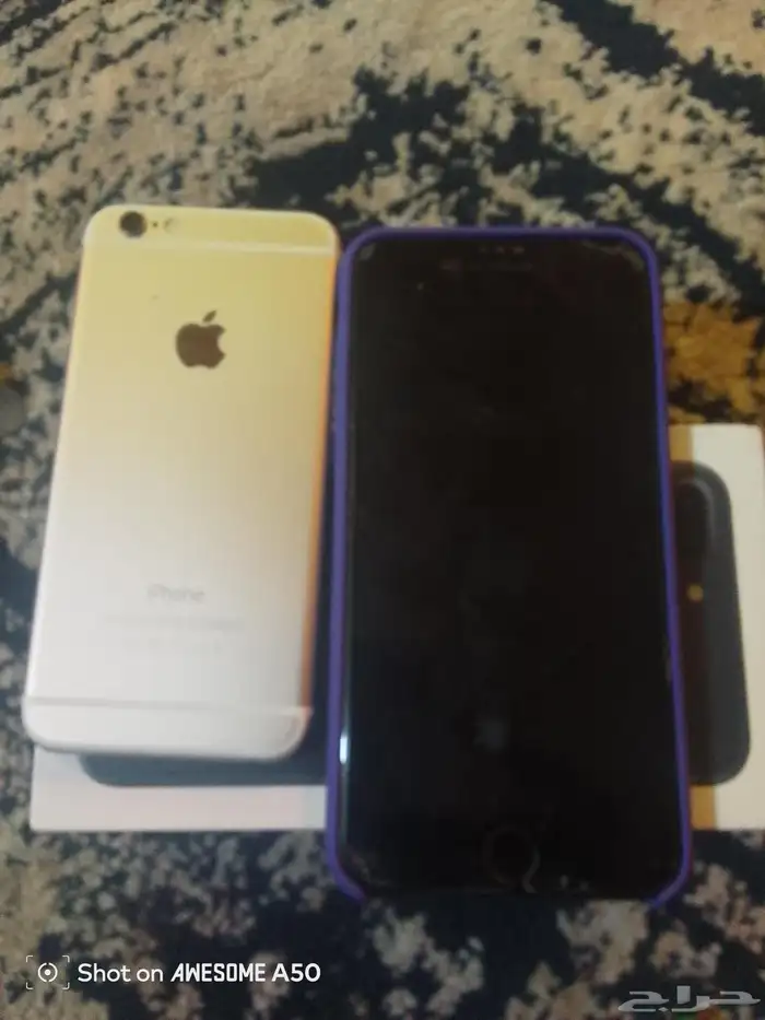 جوال ايفون 7 وايفون 6 الاجهزه نظيفه مستخدمه بحاله جيده 0