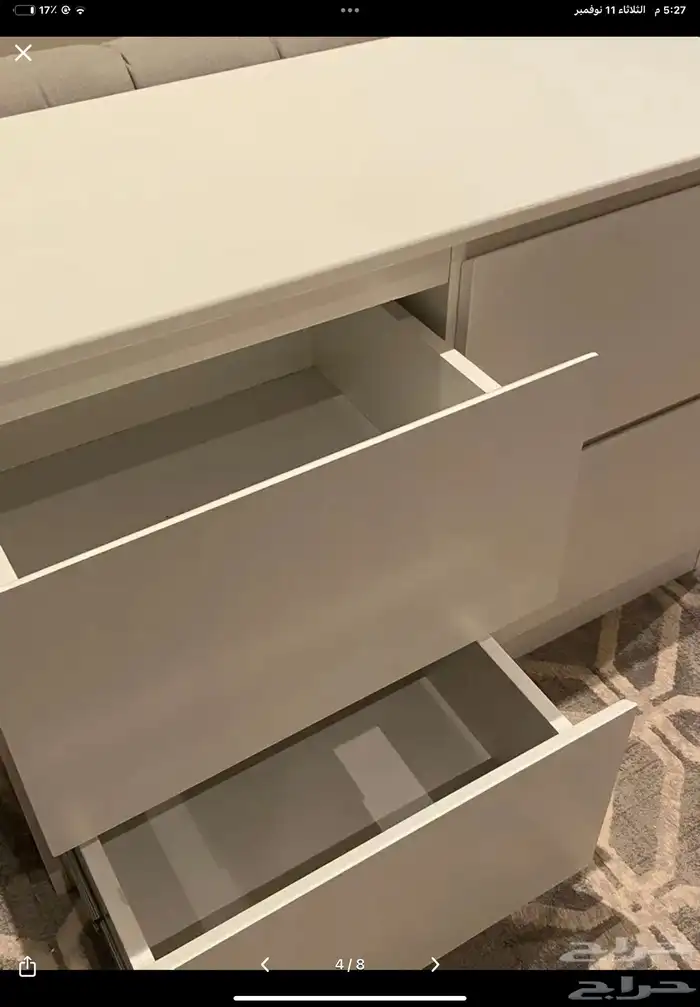 مخاد تجي مع الفرشات ورفوف وتسريحة 4