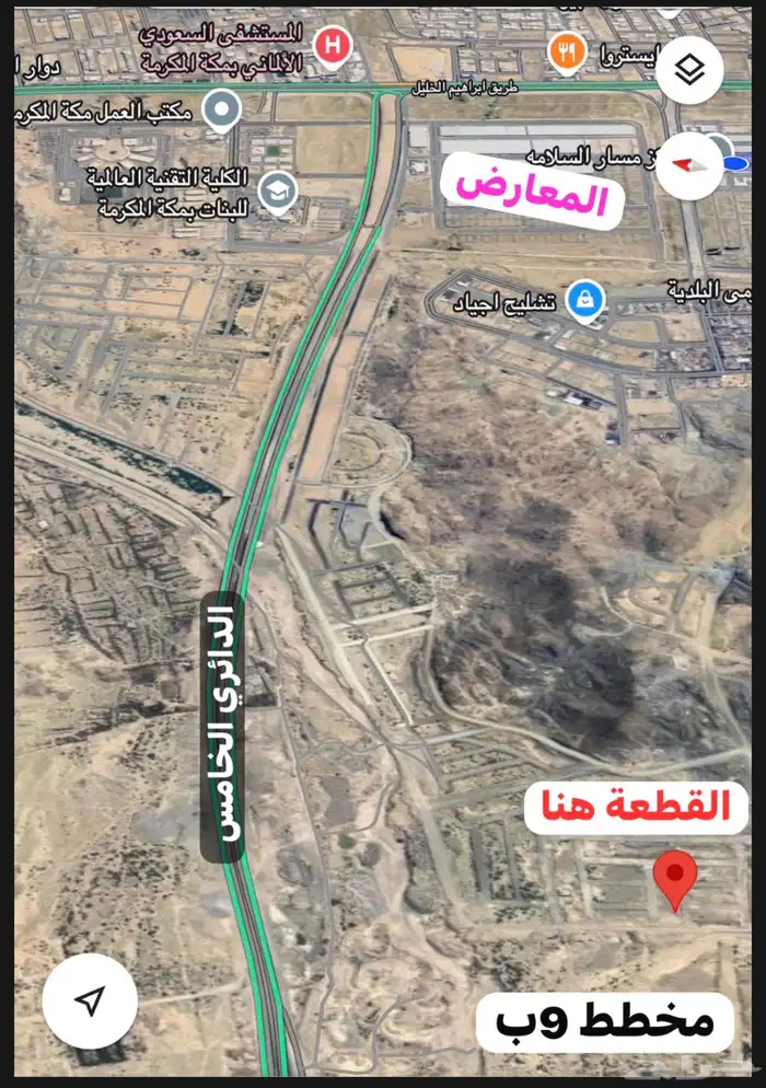 ارض للبيع بمخطط ولي العهد 9أ شارع 20م مستوية مخطط شبه جاهز 3