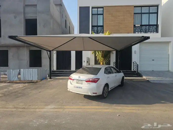 مظله سيارات مقوس جده 0