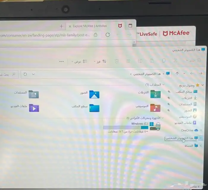 لابتوب hp معالج i7 الرام 12GB 3